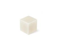 AROMASENSES | Cubo de Selenita Natural | Mineral Decorativo para Reiki, Meditación y Limpieza Energética | Piedra Espiritual y Decoración Esotérica