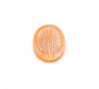 AROMASENSES | Cuenco Mini de Selenita Naranja Natural | Cuenco para Minerales, Joyas y Cristales | Decoración Espiritual, Reiki y Meditación