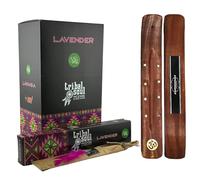 Aromasenses.- Incienso Lavanda Tribal Soul - 12 cajitas con 16 Gramos Cada una - Excelente Aroma y Calidad + 1 Tablilla Aromasenses (Lavanda)