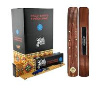 AROMASENSES Incienso Palo Santo + Pino Tribal Soul - 12 cajitas con 16 Gramos Cada una - Excelente Aroma y Calidad + 1 Tablilla Aromasenses (Palo Santo - PIÑON)
