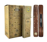 Aromasenses.- Incienso Sahumerio Banjara Palo Santo Ritual Resin - Caja Completa con 8 Cajetillas con 8 Varillas cada una + 1 Tablilla Aromasenses - Hecho a Mano - 100% Natural y Orgánico (PALO SANTO)