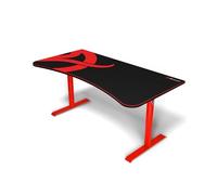 Arozzi Arena Gaming Desk Large - Red, Mesa Gaming roja con Alfombrilla Full Surface, Escritorio Gamer 160x82 cm con gestión de Cables, Cesta de Malla y Estructura Robusta, hasta 80 kg