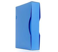 ARPAN - Carpeta de presentación A4, carpeta de archivos con 150 bolsillos, 300 lados, funda de almacenamiento con fundas de plástico, carpeta de bolsillo de polietileno (azul)