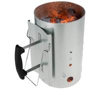 Arrancador de chimenea para barbacoa, de aluminio, con forma cónica para sujetar el carbón, 1 unidad, ideal para jardín y camping
