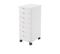 ARREDAMENTIITALIA Arredamenti Italia Cajonera AFRODITE, Madera - 7 cajones - Color: Blanco Ar-It il Cuore del Legno