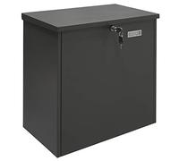 ARREGUI Bigpack Base EP2104 Buzón Individual de Paquetería | Buzón de Acero para Paquetes Grandes (Paquete Máximo: 46x45x24 cm) | Buzon para Compras Online | Negro