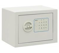 Arregui Caja fuerte de acero Blue 650100B – Cerradura electrónica, 17x23x17 cm, 5 L, blanca