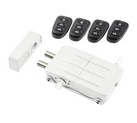 ARREGUI CI10B-E Cerradura de Seguridad Invisible para Puerta con 4 mandos a distancia, Antirrobo, Anti Okupas, Cerradura Electrónica para Puerta, Cerradura Inalámbrica, Cerrojo Interior, blanco