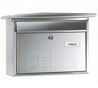 Arregui Buzón exterior Deco E5707 – Tamaño M (A4 y revistas), Acero inoxidable, Anticorrosivo – INOX