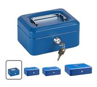 Arregui Caja caudales Elegant C9215 – con llave, acero, bandeja interior, 15 cm, Azul