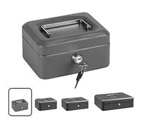 Arregui Caja caudales Elegant C9216 – Acero, con llave y bandeja interior, 15 cm Gris grafito