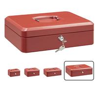 Arregui Caja caudales Elegant C9244 - Acero, con llave, bandeja interior, 30 cm Rojo