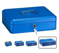 Arregui Caja caudales Elegant C9245 - Portátil de acero con llave, bandeja interior, 30 cm, Azul
