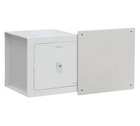ARREGUI Elek Caja Fuerte Camuflada tras Tapa de Registro Eléctrico | Empotrable en Pared | Seguridad Camuflada | Invisible | 20x20x21 cm | 5 L