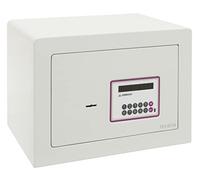 ARREGUI Forma Evolution Caja fuerte con llave y codigo, facil de usar | Caja de seguridad, apertura con teclado y llave | Caja fuerte electronica para casa, doble seguridad 16L - 25x35x25cm
