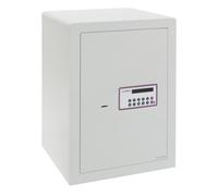 ARREGUI Forma Evolution Caja fuerte con llave y codigo, facil de usar | Caja de seguridad, apertura con teclado y llave | Caja fuerte electronica para casa, doble seguridad 59L - 52x38,5x36cm
