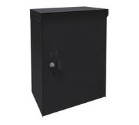 ARREGUI Frontpack EP2204 Buzón de Paquetería | Buzón Individual de Acero para Paquetería Grande | Buzón para Paquetes | 46 x 35,5 x y 23,5 cm | Negro