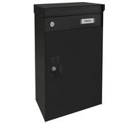 ARREGUI Frontpack Mail EP2214 Buzón de Correo y Paquetería | Buzón Individual de Acero para Correo Postal y Paquetería Grande | Buzón para Paquetes | Negro