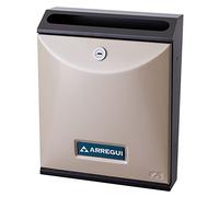 Arregui future - Buzon future v1000 vertical acero negro/nacar