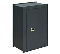 ARREGUI Ideal 10 281380 Caja fuerte de empotrar a pared con cerradura de llave, Caja de Seguridad para casa y negocio, fácil de usar, alto nivel de seguridad, 52 x 36 x 22 cm, 27 L