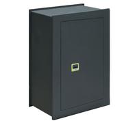 ARREGUI Ideal 10 Caja fuerte de empotrar a pared con cerradura de llave, Caja de Seguridad para casa y negocio, fácil de usar, alto nivel de seguridad 27L - 52x36x22cm