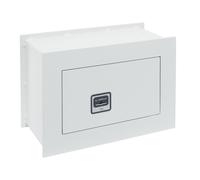 ARREGUI Ideal 5 Caja fuerte de empotrar a pared con cerradura de llave, Caja de Seguridad para casa y hogar, fácil de usar 5L - 20x30x15cm
