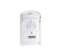 Arregui Buzón exterior Modelo Residencia M67301 e-2611 aluminio fundido Blanco