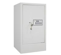 ARREGUI Magna Caja Fuerte con Cerradura de Doble Seguridad | Caja de Seguridad de Apertura con Codigo más Llave | Caja Fuerte Pequeña para Casa, Hogar, Negocios 71L - 62x35x36cm