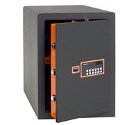 ARREGUI Plus C 180080 Caja fuerte con llave y codigo, facil de usar | Caja de seguridad con apertura certificada de llave y teclado | Caja fuerte electronica doble seguridad | 52 x 38,5 x 36 cm | 57L