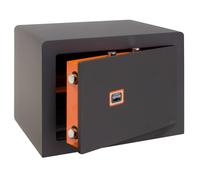 ARREGUI Plus C 180340 Caja fuerte de acero con llave | Caja de seguridad con apertura certificada de llave | Caja para casa y negocio, fácil de usar, alto nivel de seguridad | 27 x 38,5 x 30 cm | 23L