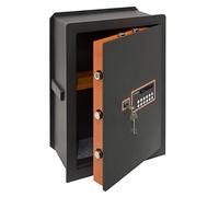ARREGUI Plus C 181080 Caja Fuerte de empotrar a Pared con Cerradura certificada de Llave y codigo | Caja de Doble Seguridad para casa y hogar | Fundo Extensible | 52 x 38,5 x 20/30 cm | 24 a 40 L