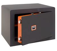 ARREGUI Plus C Caja fuerte de acero con llave | Caja de seguridad con apertura certificada de llave | Caja para casa y negocio, fácil de usar, alto nivel de seguridad (23 L - 27 x 38,5 x 30 cm)
