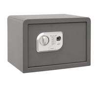 ARREGUI Print Caja fuerte de acero con apertura electronica mediante huella dactilar o con codigo|Caja de seguridad con lector biometrico para casa y hogar|Llave de Emergencia 27x38,5x30cm