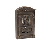 Arregui Residencia D-2151/B Buzón Individual de Aluminio de Estilo Clásico, tamaño M (DIN A4), Bronce