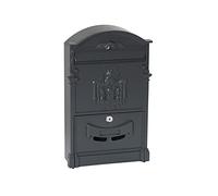 Arregui Residencia D-2151/GA Buzón Individual de Aluminio de Estilo Clásico, tamaño M (DIN A4), Gris Grafito