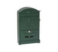 Arregui Residencia D-2151/V Buzón Individual de Aluminio de Estilo Clásico, tamaño M (DIN A4), verde