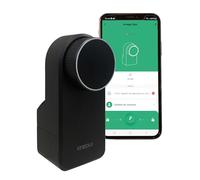 Arregui SPIN - Cerradura Electrónica Inteligente con Apertura vía App, Mando y Keypad | Control desde Smartphone | Control Remoto con Bridge (no incluido) | Instalación sin Perforar
