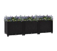 vidaXL Arriate 120x40x38 cm polipropileno