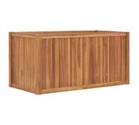 vidaXL Arriate de madera maciza de teca Dimensiones 30 x 30 x 30 cm, 40 x 40 x 40 cm, 50 x 50 x 50 cm y mas