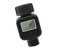 Arroopu Contador de Agua para Manguera,Monitor Digital de Precisión con Cuatro Modos - Medidor de Agua para Piscina Exterior y Aspersor - para Uso Exterior en Jardín, Patio, Patio Trasero, Granja,