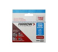 Arrow T50 Staples Box 1000 - Stainless Steel 504SS 6mm 1/4in