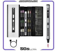 ARROWMAX pluma de grabado Mini amoladora eléctrica herramienta rotativa inalámbrica con 42 bits para manualidades joyería madera vidrio tallado SGS Ultra SGS Ultra
