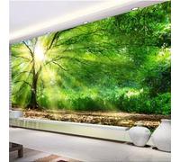 Arsey Tapiz de pared bosque para colgar, árbol, sol, cielo, césped, naturaleza, paisaje, tapices, decoración de salón, dormitorio, verde, extragrande 300 x 180 cm