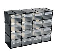 Art Plast 802 - Cajonera, Negro, 15.6 x 8.5 x 22.1 cm
