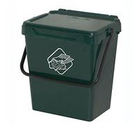 Art Plast BS30/V Cubo de polipropileno con la manija y la cubierta, de color verde, 30 Lt. 400x305x390 mm, 400 x 305 x 390 mm