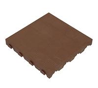 Art Plast pavimento Marrón Combi, 40x40x4,8 cm (39x39 Neto) 1m²: 6,6 láminas