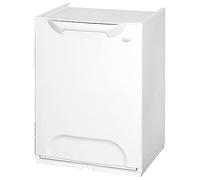 Art Plast – Cubo de reciclaje R34 – Plástico apilable, liso, blanco