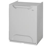 Art Plast - Papelera de reciclaje ZA1488, polipropileno gris con depósito interior 20 litros