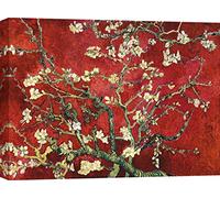 ART PRINT CAFE' Cuadro de Van Gogh, Almond Blossom (Rojo), 60x40