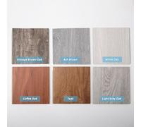 Art3d Baldosas de madera con textura de clic SPC, tablones de vinilo impermeables para sala de estar, cocina, sótano, ideal para nuevos compradores de viviendas y futuros mudanzas, 6 muestras de